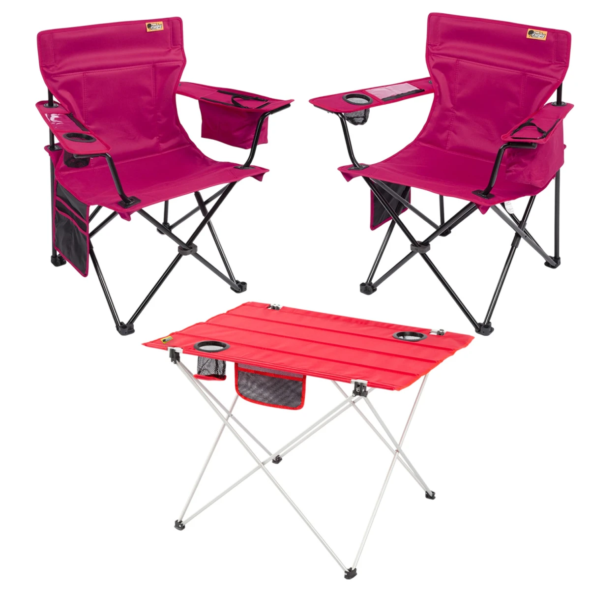 2 Adet Cool Ice Lüks Kamp Sandalyesi + Ultralight Katlanabilir Masa