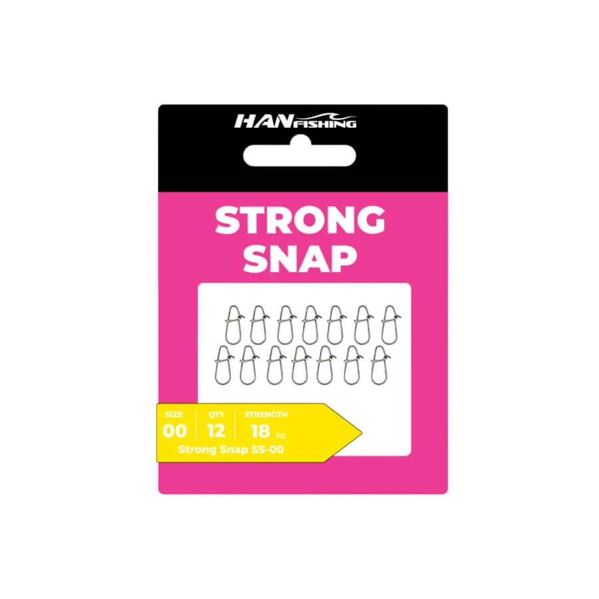 HANFISH Strong Snap Lrf ve Spin Klipsi - #1