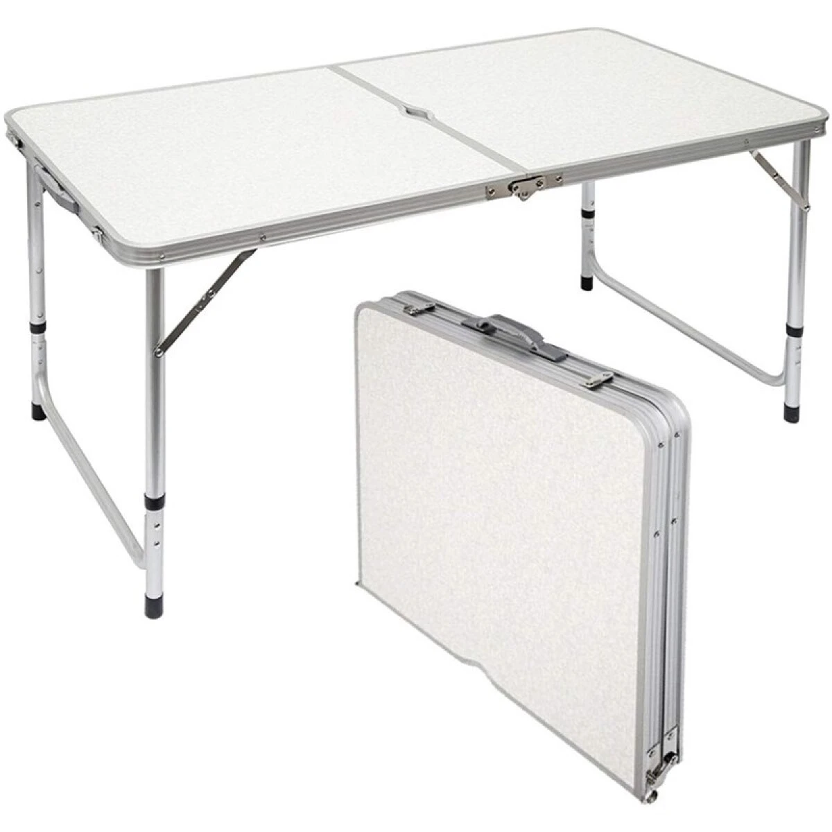 FUNKY CHAIRS Şemsiyeli Katlanabilir Piknik Masası - Gri