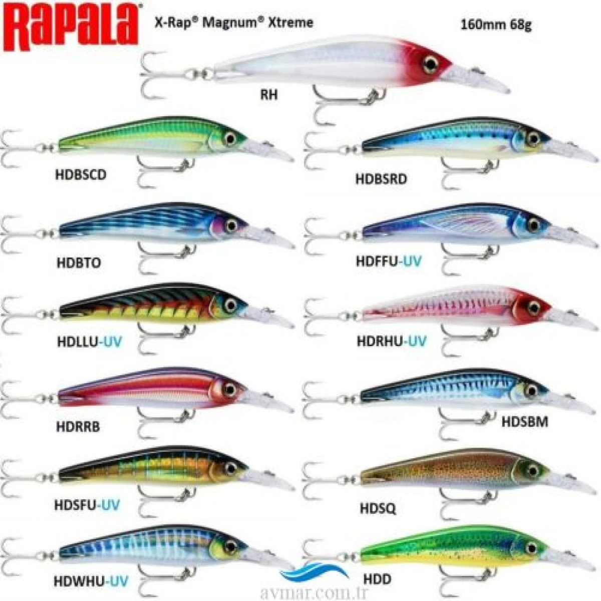 Rapala X-Rap Magnum Xtreme Sahte Balığı HDFFU 160mm