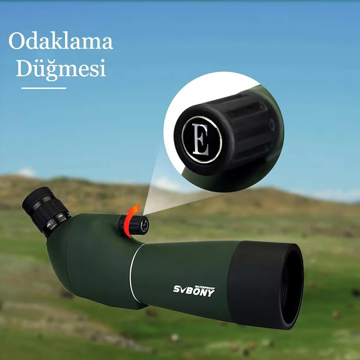 25 - 75X70 Zoom Monoküler Gece Görüşlü Su Geçirmez Teleskop Dürbün