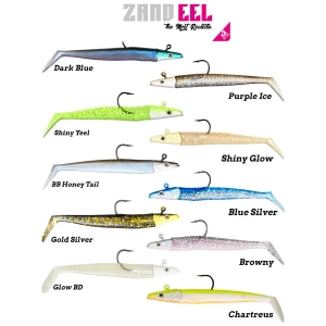 Fujin Zand Eel 11cm 7gr-14gr Double Body+Head Silikon Balık