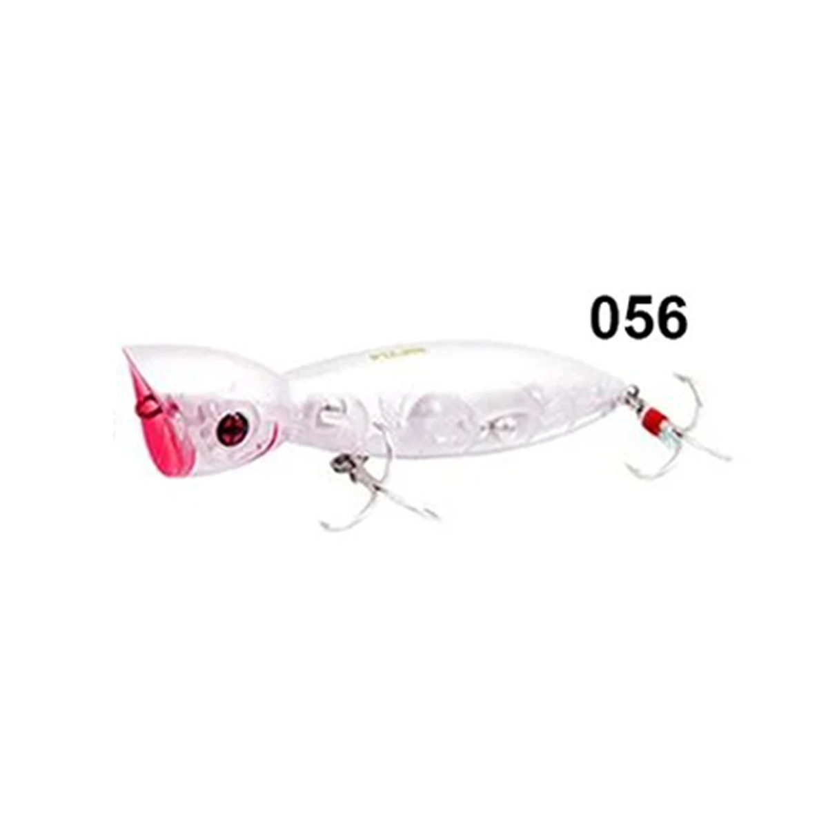 FUJIN La-Nina Maket Balık Su Üstü Popper - 056WhiteFlash
