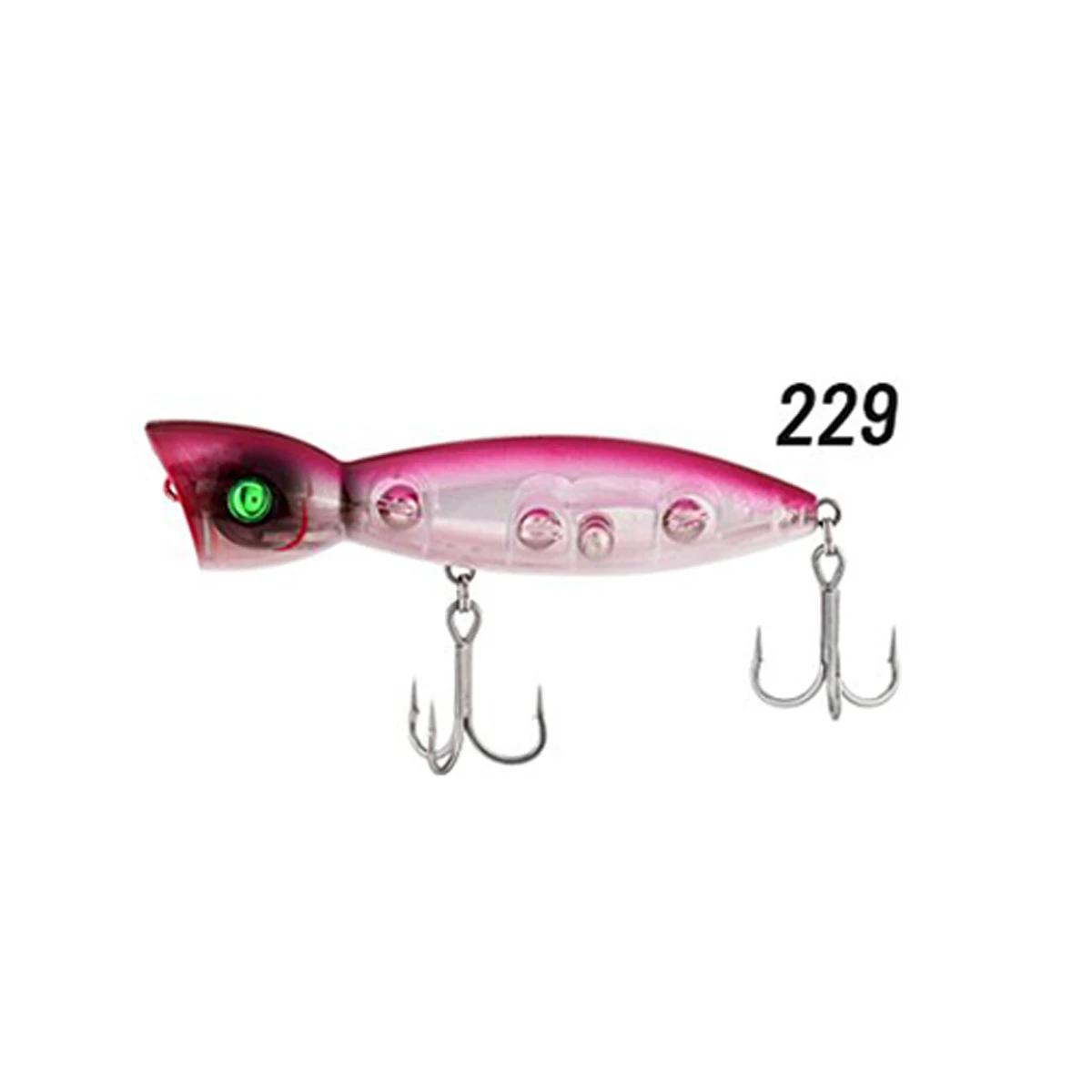 Fujin La-Nina Maket Balık Su Üstü Popper - 229 Pink Flash