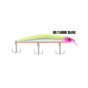 Fujin Z-Bass Minnow 125F 21gr Maket Balık - 102 Florida Silver