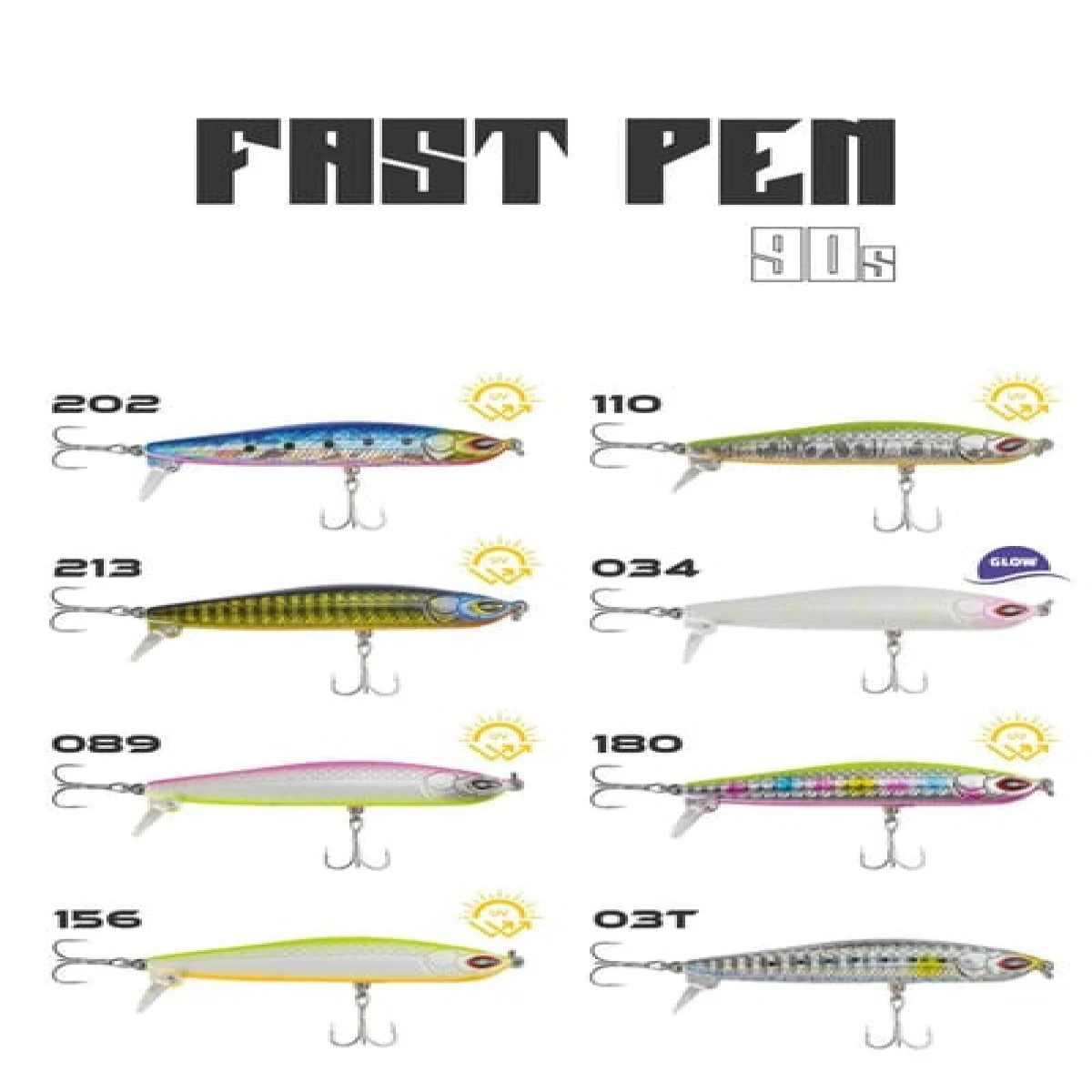 Fujin FastPen 90mm 23gr Maket Balık - 034GlowPurple
