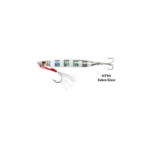 Fujin Metal Cast 60gr Shore Jig Metal Yem - MT04 Zebra Glow