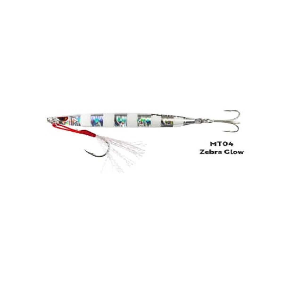 Fujin Metal Cast 60gr Shore Jig Metal Yem - MT04 Zebra Glow