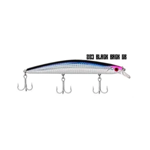 Fujin Z-Bass Minnow 125F 21gr Maket Balık - 203 Black Back GB