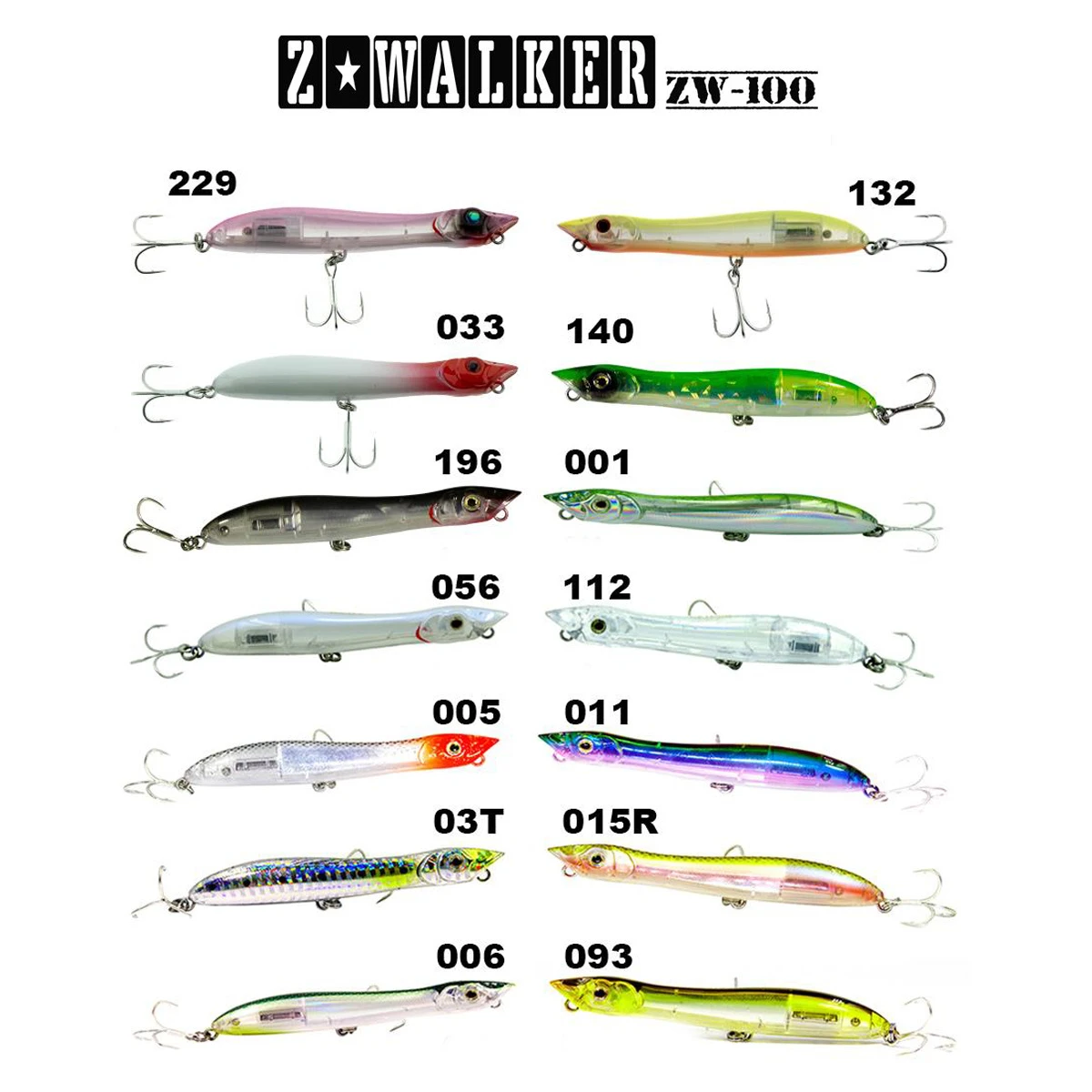 Fujin Z-Walker 100mm 11gr Su Üstü Maket Balık - 112Crystalline