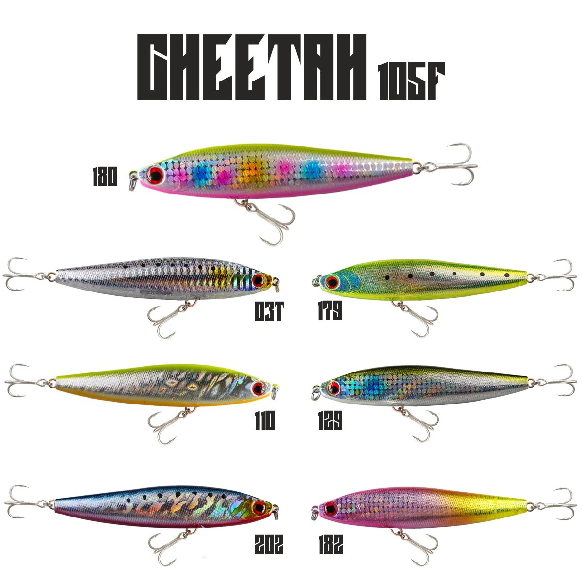Fujin Cheetah 105F 19gr 10.5cm Maket Balık - 182DoublePinkChart