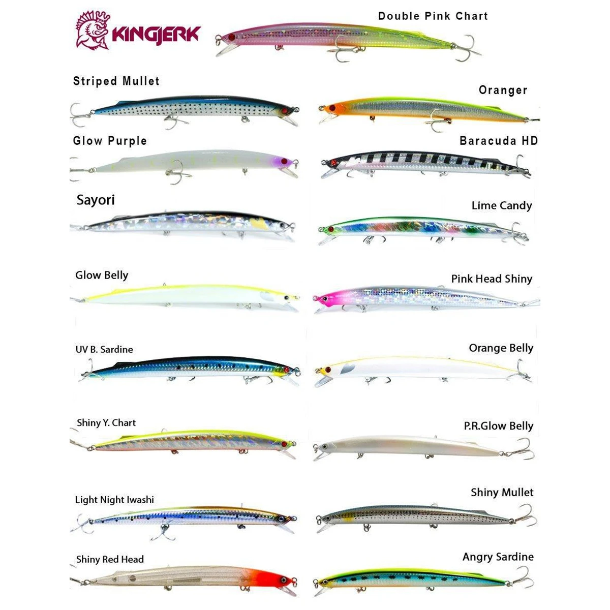 FUJIN Kingjerk Sinking 19cm 34gr Maket Balık - 182DoublePinkChart