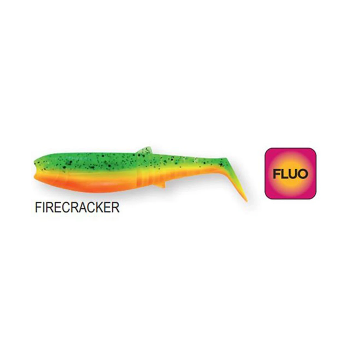 Savage Gear Cannibal Shad 8cm 5gr Suni Yem - Firecracker