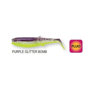 Savage Gear Cannibal Shad 8cm 5gr Suni Yem - Purple Glitter Bomb