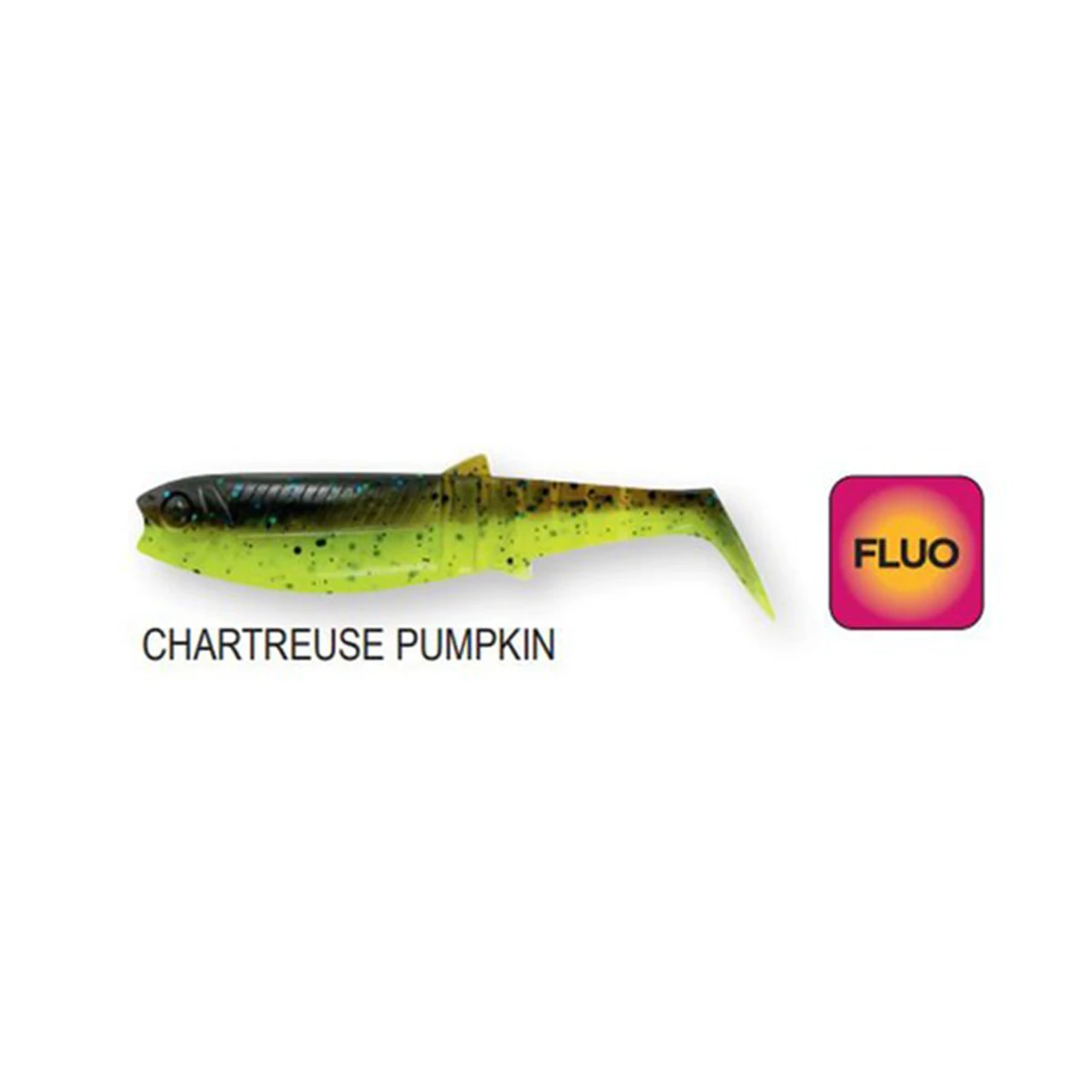 Savage Gear Cannibal Shad 8cm 5gr Sahte Balık - Chartreuse Pumpkin