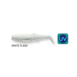 Savage Gear Cannibal Shad 8cm 5gr Suni Yem - White Flash
