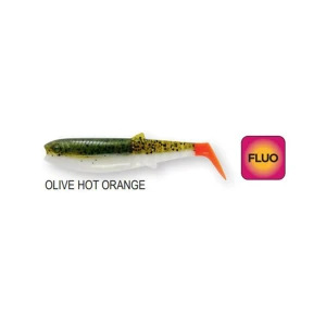 Savage Gear Cannibal Shad 8cm 5gr Sahte Balık - Olive Hot Orange