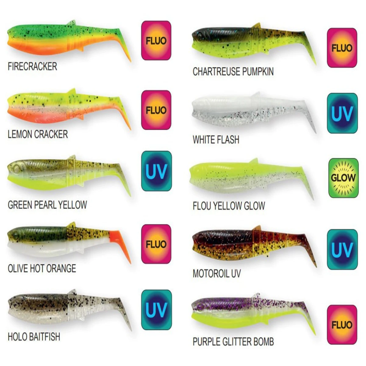 Savage Gear Cannibal Shad 8cm 5gr Suni Yem - Motoroil UV