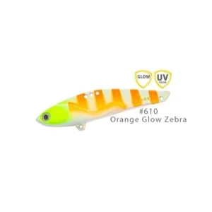 DEEPPIKE Deepvib 600 Vibrasyon Yem Serisi 22gr UV Glow Color - 610OrangeGlowZebra