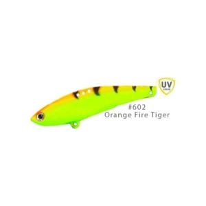 DEEPPIKE Deepvib 600 Vibrasyon Yem Serisi 22gr UV Glow Color - 602OrangeFireTiger