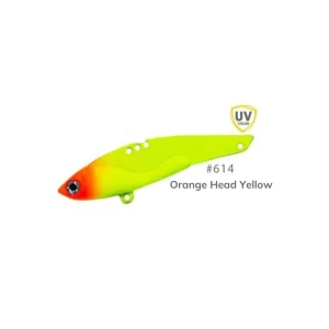 DEEPPIKE Deepvib 600 Vibrasyon Yem Serisi 22gr UV Glow Color - 614OrangeHeadYellow