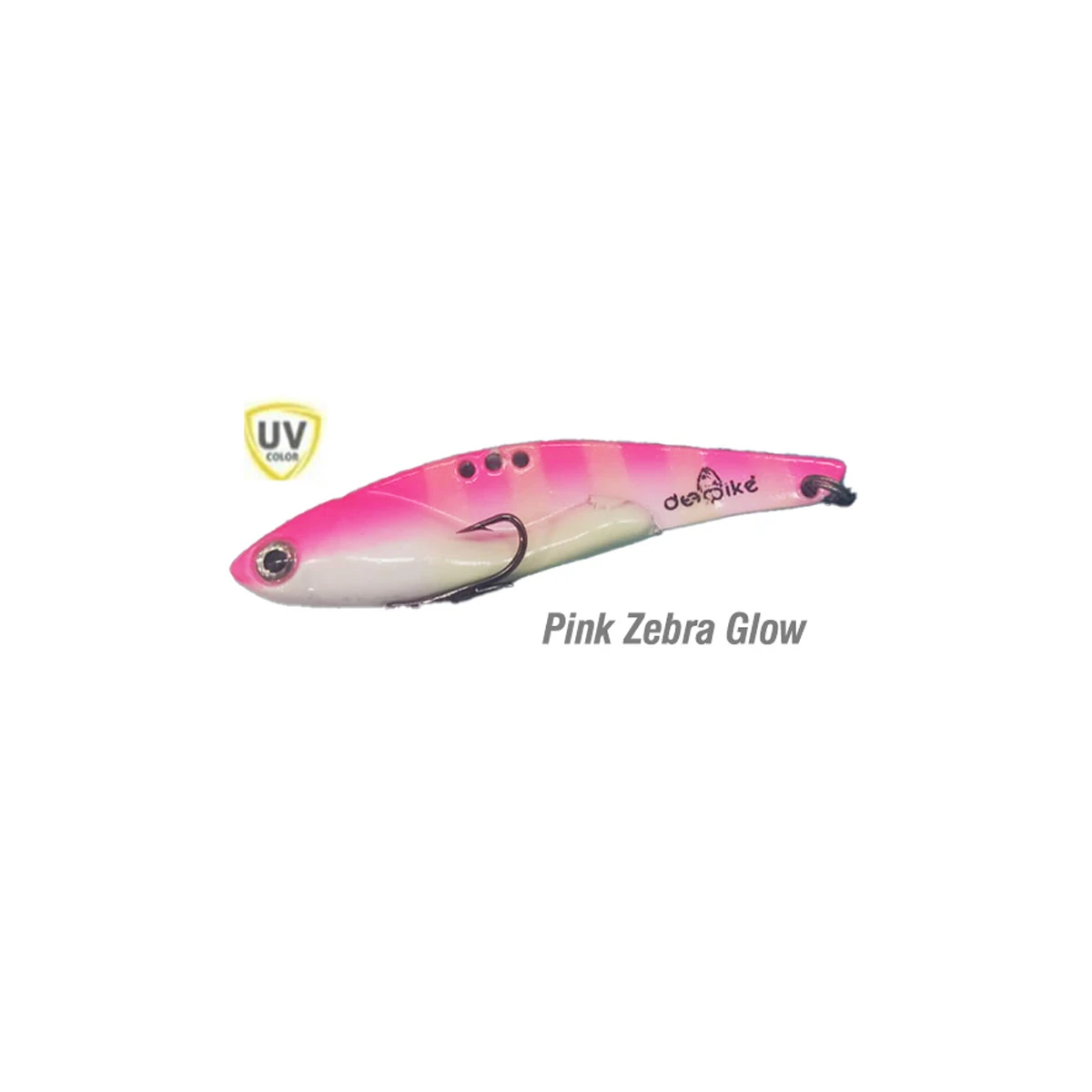 DEEPPIKE Deepvib 600 Vibrasyon Yem Serisi 22gr UV Glow Color - PinkZebraGlow