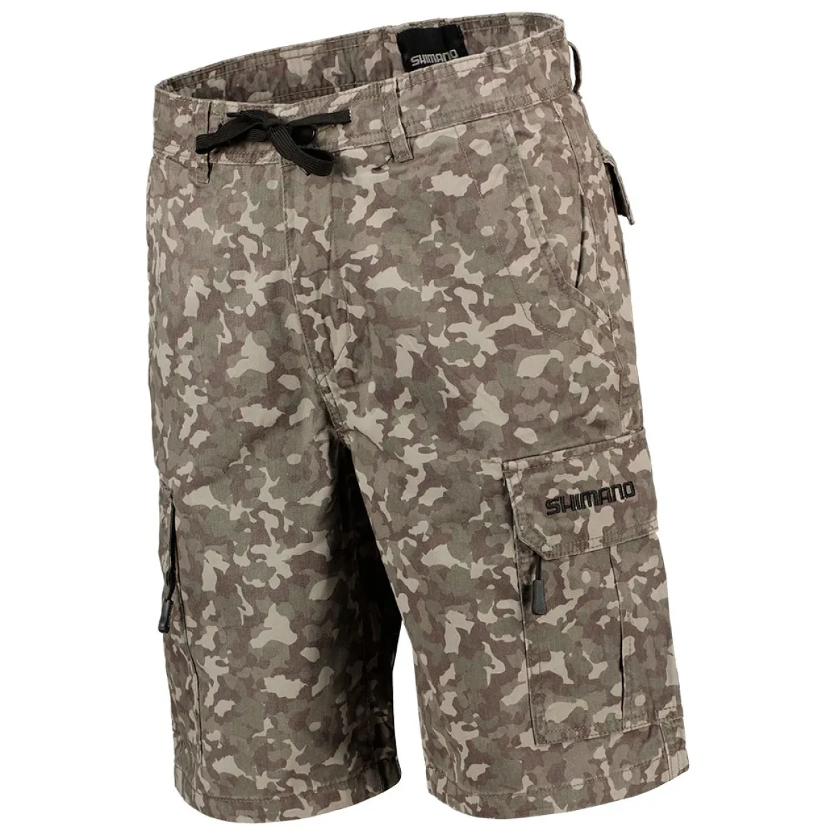 SHIMANO Cargo Shorts Grey Camo - M