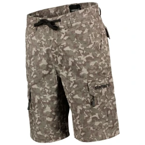 SHIMANO Cargo Shorts Grey Camo - M