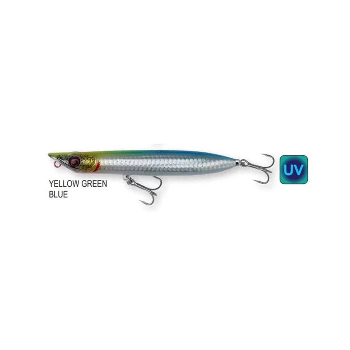Savage Gear Slap Walker 12.5cm 20gr Sahte Balık - Yellow Green Blue