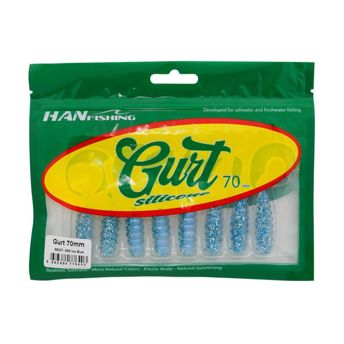 HANFISH Gurt 7 Cm Silikon Yem