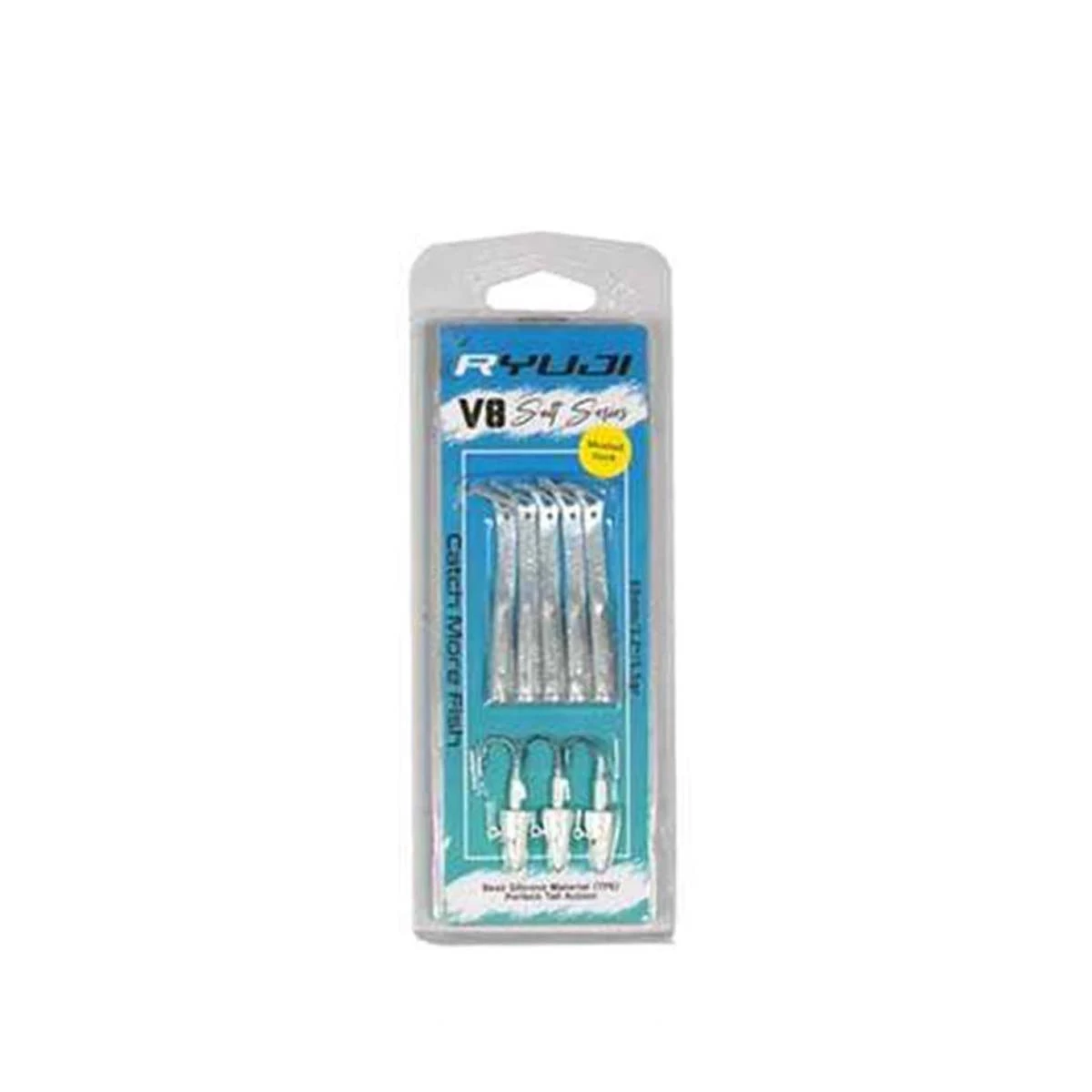 Ryuji V8 8cm 5.5gr Silikon Yem - PEARL GLOW