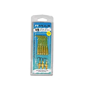 Ryuji V8 8cm 5.5gr Silikon Yem - CHARTREUSE GLOW