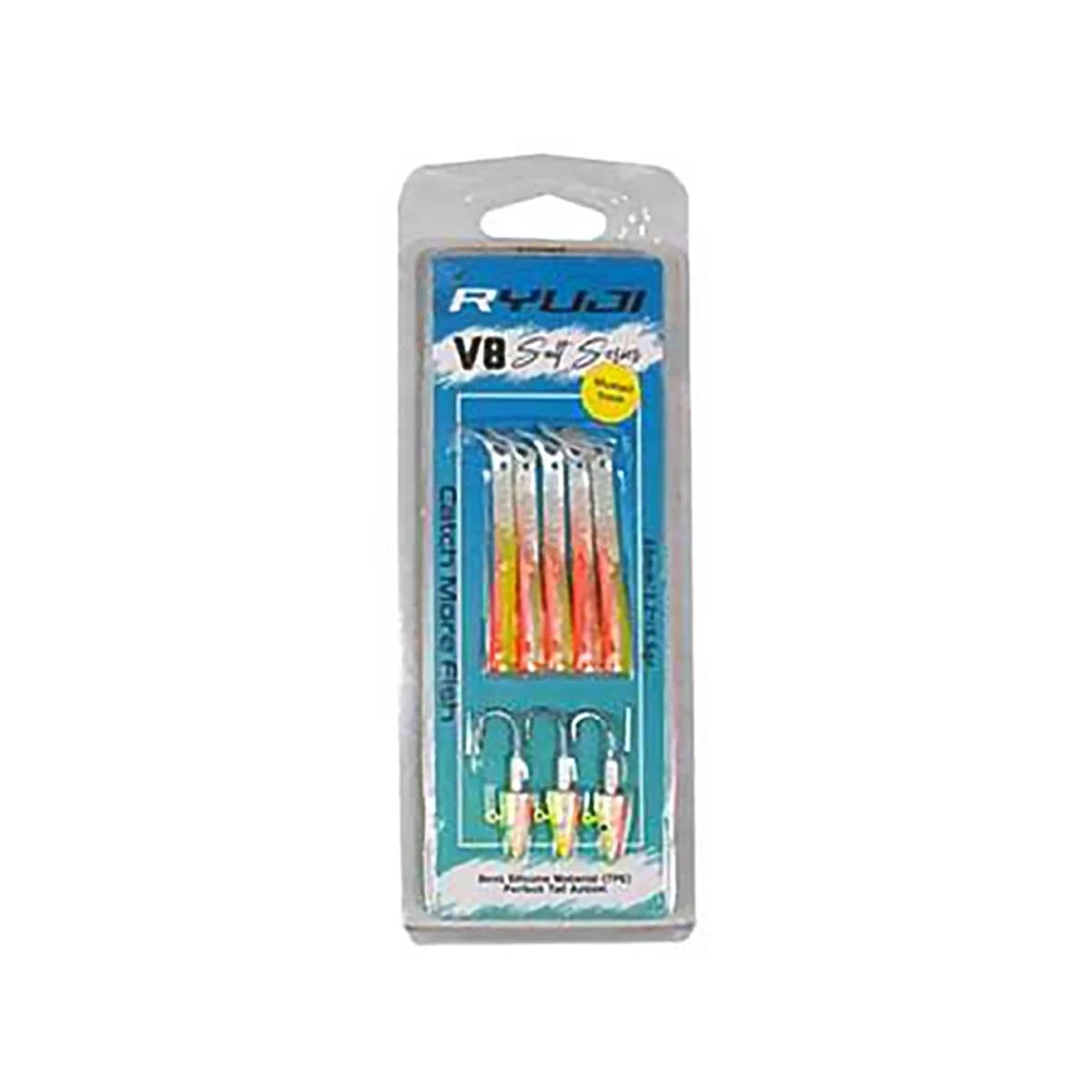 Ryuji V8 8cm 5.5gr Silikon Yem - LEMON BACK UV