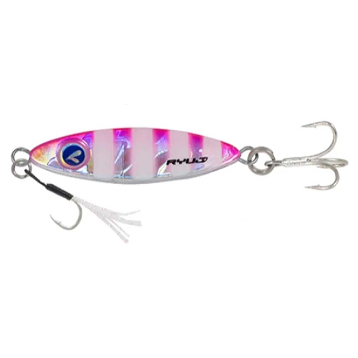 Ryuji Zuby 38mm 10gr Jig Yem - PINK ZEBRA GLOW