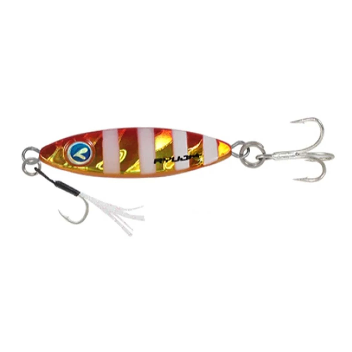 Ryuji Zuby 38mm 10gr Jig Yem - GOLD ZEBRA GLOW