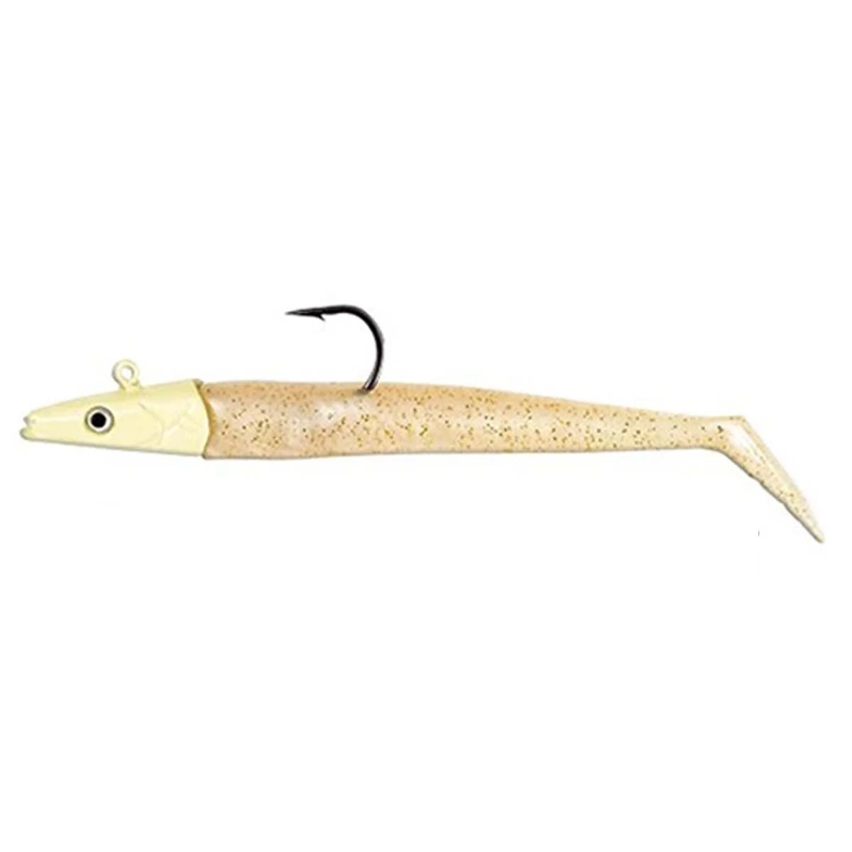 Fujin Zand Eel 11cm 7gr-14gr Double Body+Head Silikon Balık - Shiny Glow
