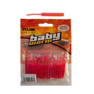 Fujin Baby Worm 5,2cm Floating LRF Silikonu - PinkOrange