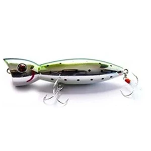 FUJIN La-Nina Maket Balık Su Üstü Popper - 043SmokeyJoe