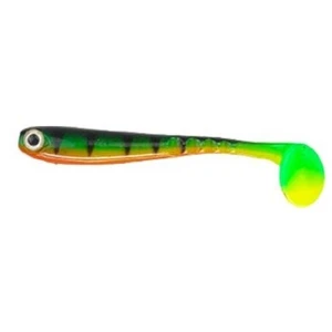Fujin Bomb Shad 85mm Slikon Balık - UV Fire Tiger