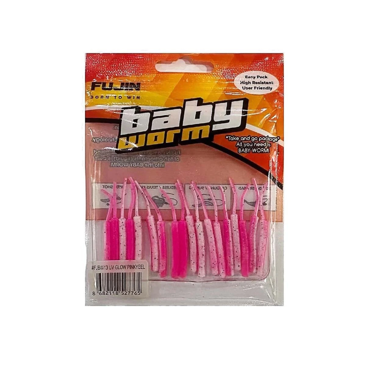 Fujin Baby Worm 5,2cm Floating LRF Silikonu - Pinkyeel