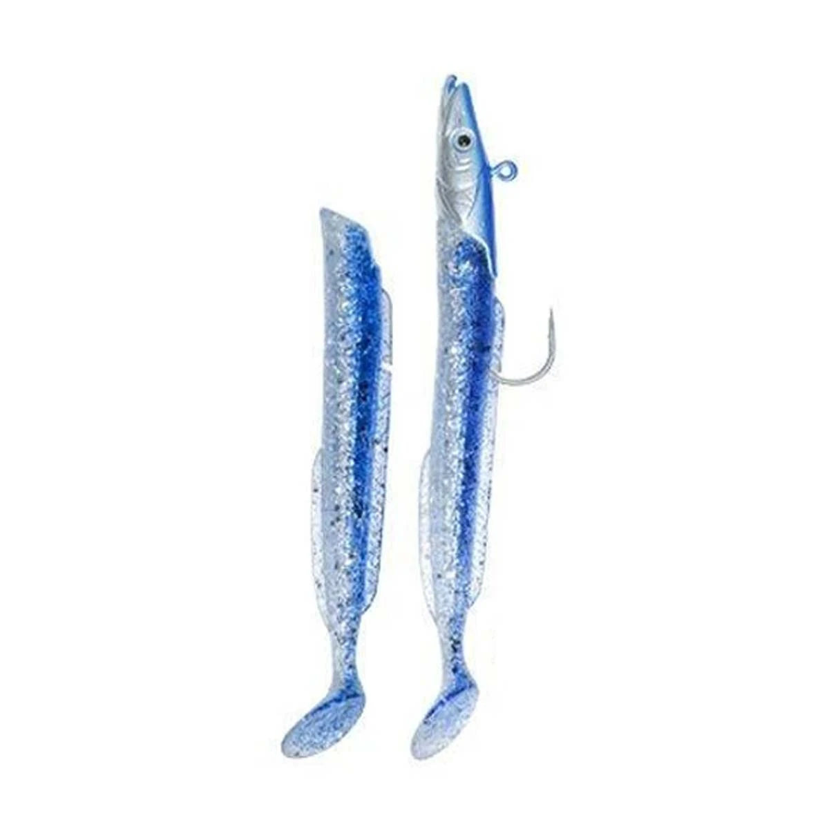 Fujin Salt Eel 10cm 12gr x2 Silikon Yem - 021BlueGlitter