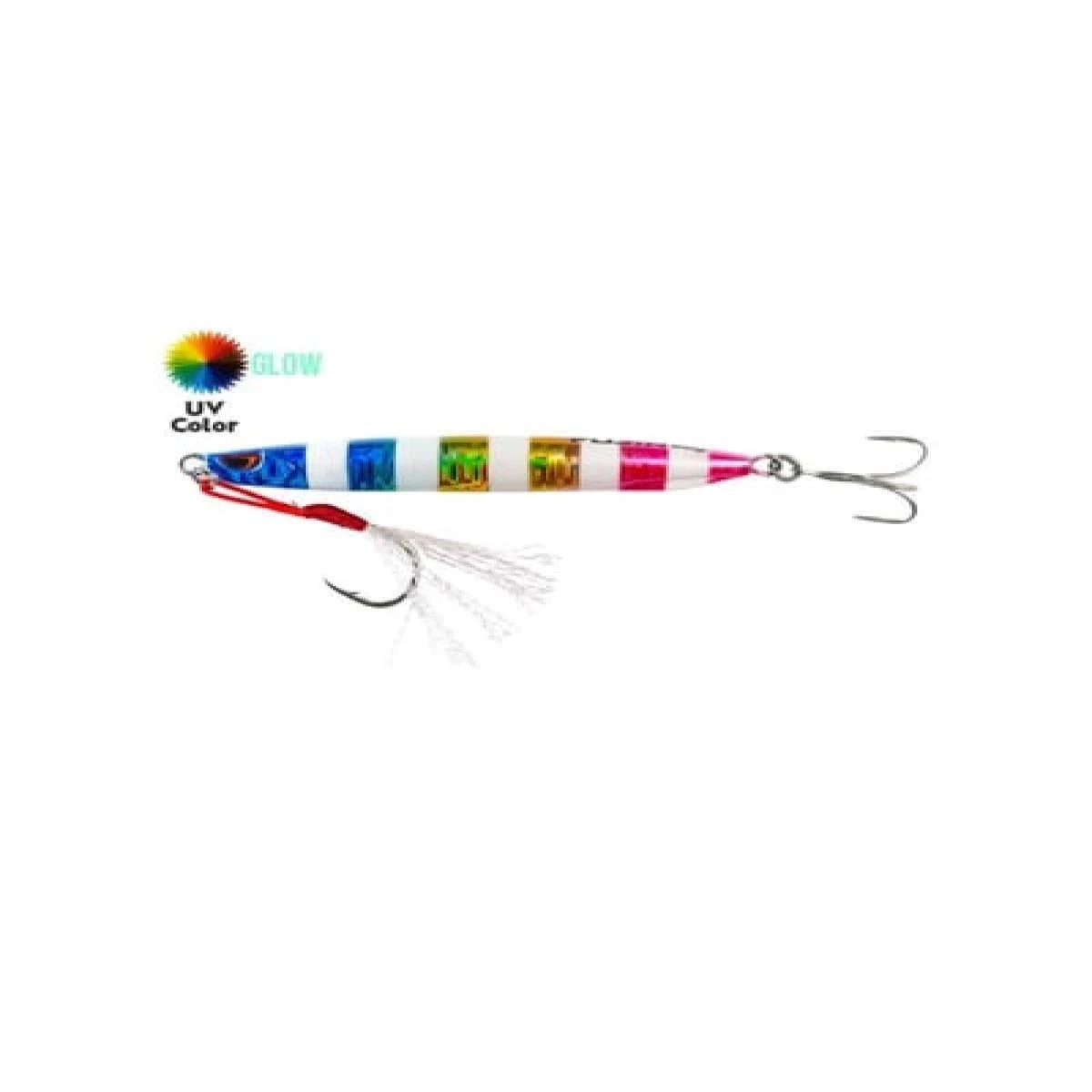 Fujin Metal Cast 40gr Shore Jig Metal Yem - MT23 Jolly Zebra Glow