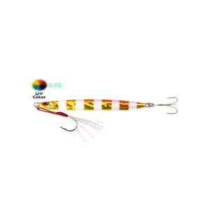Fujin Metal Cast 60gr Shore Jig Metal Yem - MT20 Gold Pink Zebra Glow