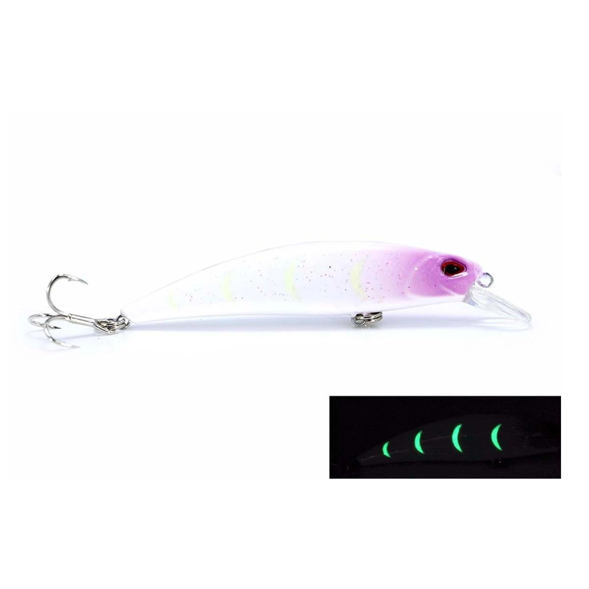 Fujin Ziggy7  70mm 9.6gr Sinking LRF Maket Balık - 034GlowPurple