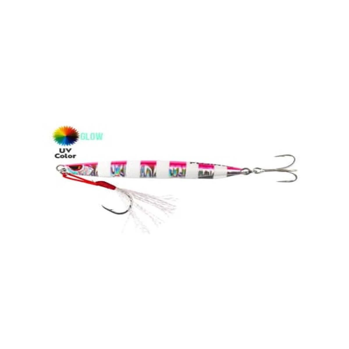 Fujin Metal Cast 30gr Shore Jig Metal Yem - MT02 Pink Zebra Glow