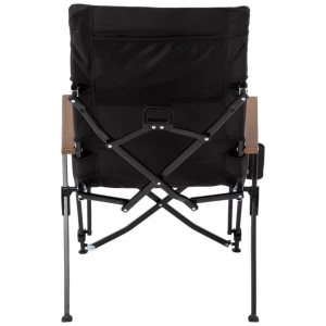 FUNKY CHAIRS Royal 4 Kademeli Katlanabilir Alüminyum Kamp Sandalyesi - Siyah
