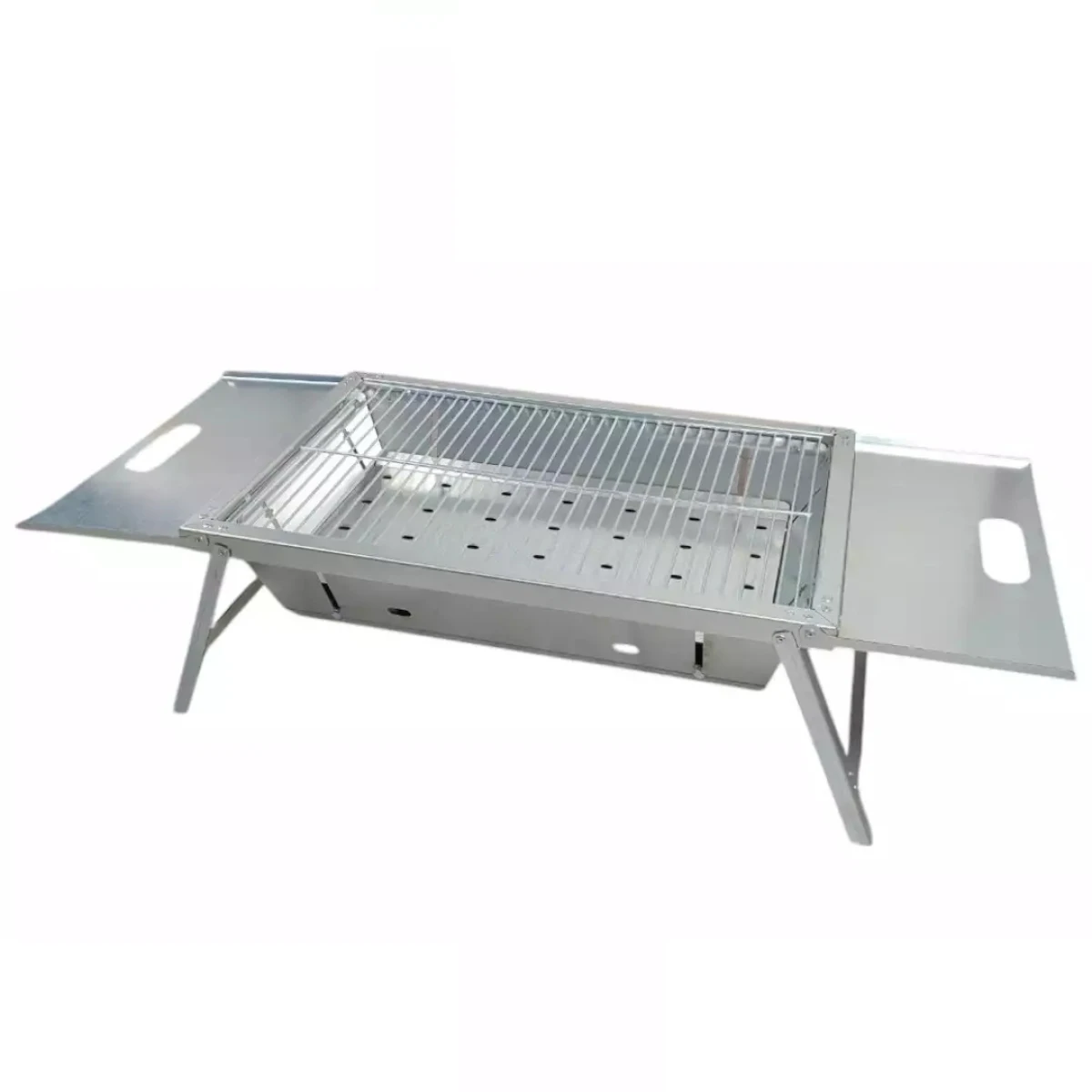 Büyük Boy Galvaniz Katlanabilir Portatif Mangal 30x50cm