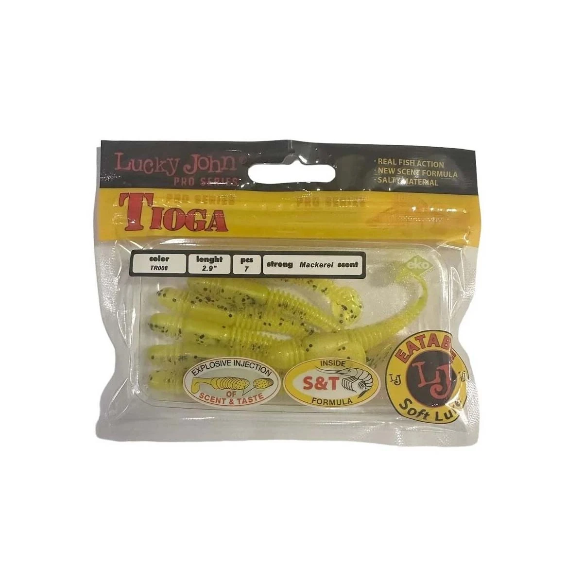 Lucky John Tioga 2.9'' (7.36 cm) 7P Silikon Yem TR008