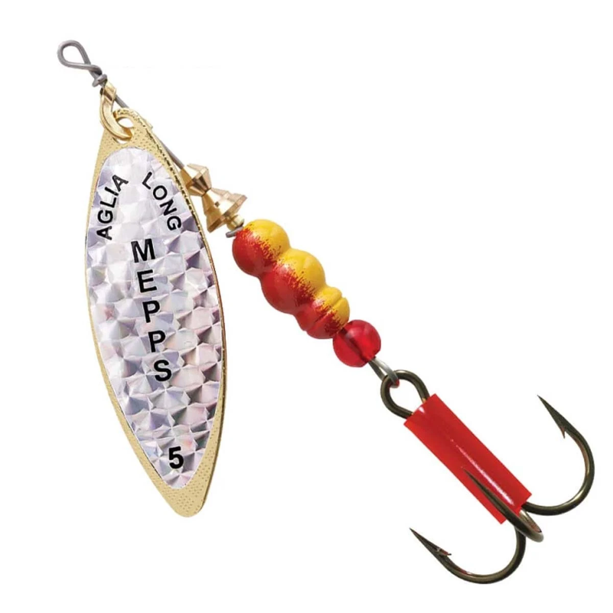 Mepps Longue Rainbo Olta Kaşığı SARI-GÜMÜŞ NO:5