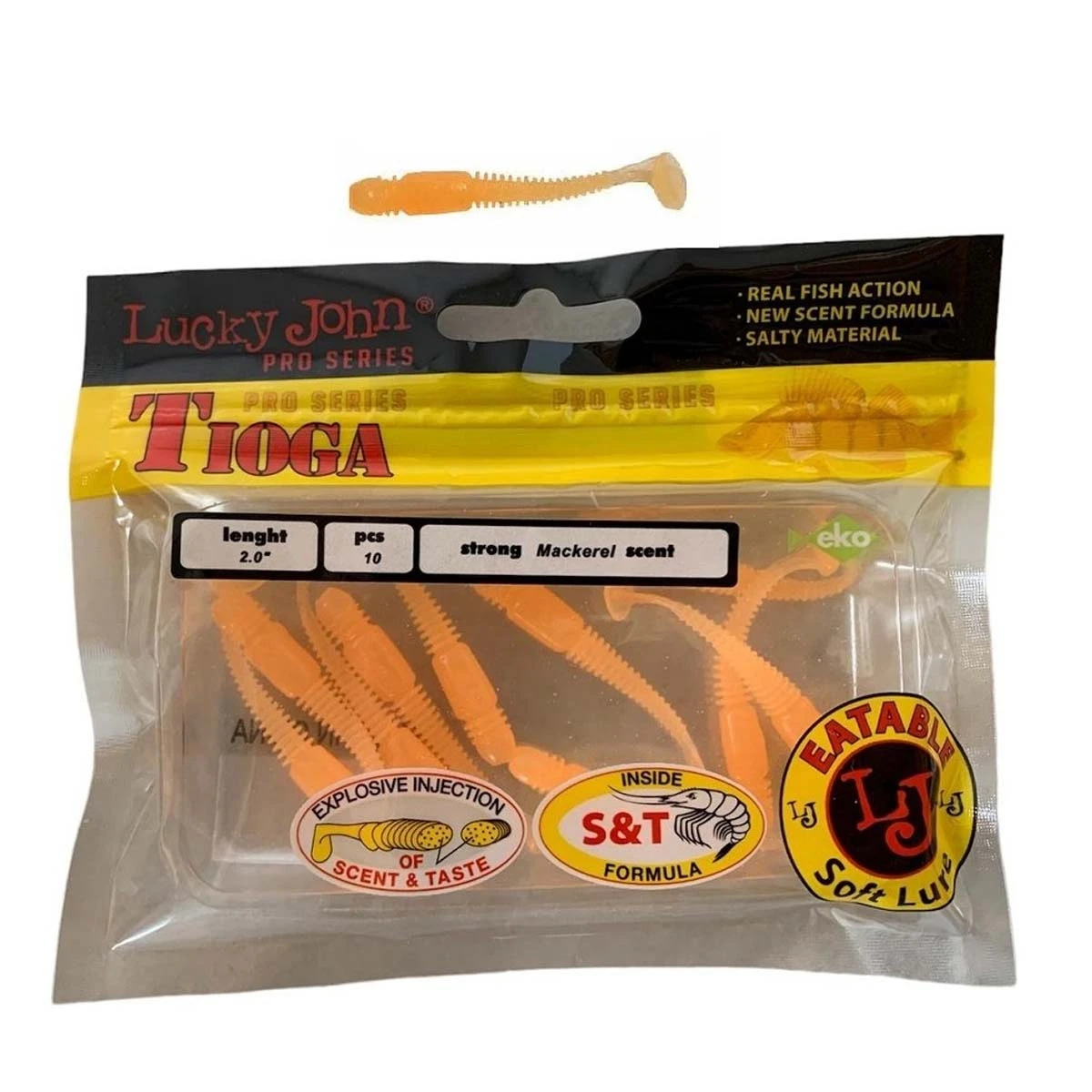 Lucky John Tioga 2'' (5.08 cm) 10P Silikon Yem S32